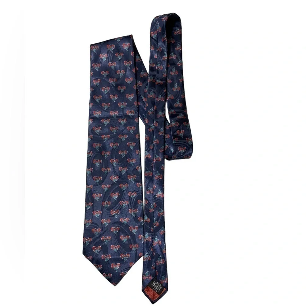 CHRISTIAN DIOR Monsieur Blue Tie Made in the USA